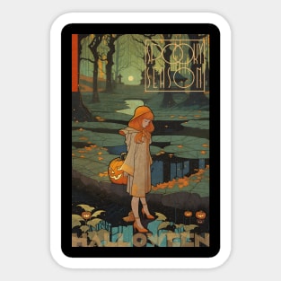 Halloween Spooky Season Lost Little Girl Sticker